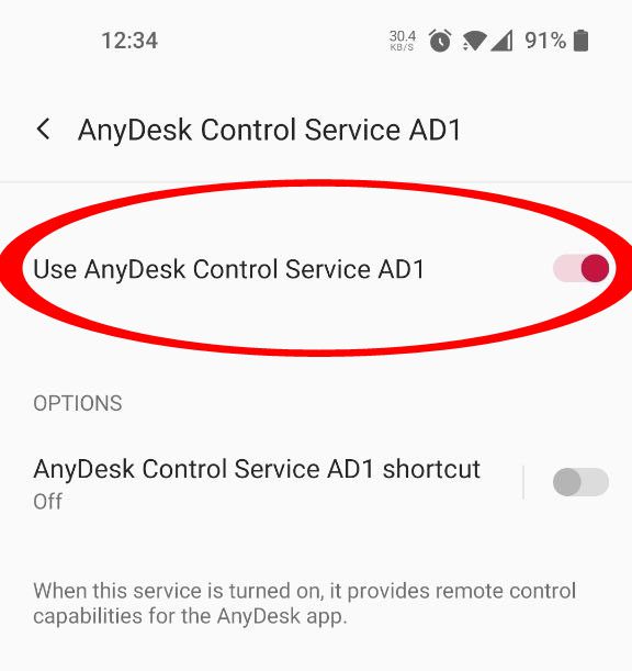 Remote setup Remote setup