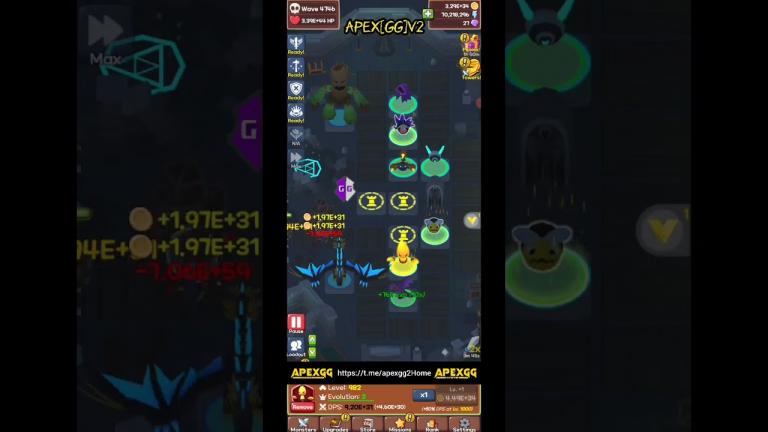 Auto-upgrade Idle Monster TD: Monster Games