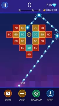Generator für Bricks Breaker - Glow Balls